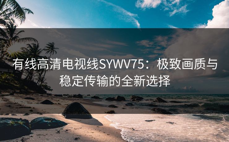 有线高清电视线SYWV75：极致画质与稳定传输的全新选择